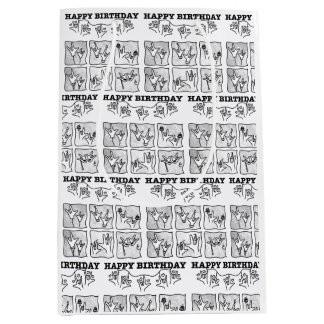 ASL ILY Obsession - Happy Birthday!  Medium Cadeauzakje