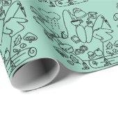 ASL ILY Thanks – Autumn Vibes  Cadeaupapier (Rol Hoek)