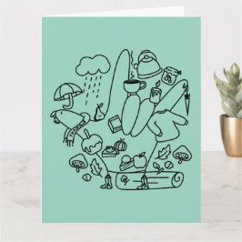 ASL ILY Thanks – Autumn Vibes  Kaart