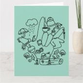 ASL ILY Thanks – Autumn Vibes  Kaart (Voorkant)