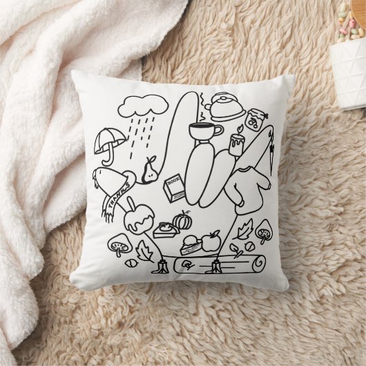 ASL ILY Thanks – Autumn Vibes Kussen (Deken)