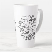 ASL ILY Thanks – Autumn Vibes  Latte Mok (Rechterhoek)