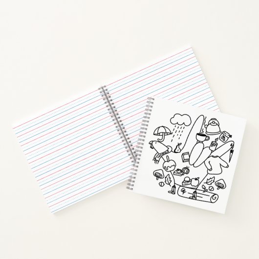 ASL ILY Thanks – Autumn Vibes Notitieboek (Binnen)