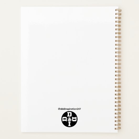 ASL ILY Thanks – Autumn Vibes  Planner (Achterkant)
