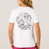 ASL ILY Thanks – Autumn Vibes  T-shirt (Achterkant)