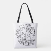 ASL ILY Thanks – Autumn Vibes Tote Bag (Achterkant)