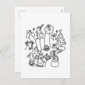 ASL ILY – Winter Vibes  Feestdagenkaart (Voorkant / Achterkant)