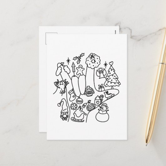 ASL ILY – Winter Vibes  Feestdagenkaart (Voorkant / Achterkant in situ)