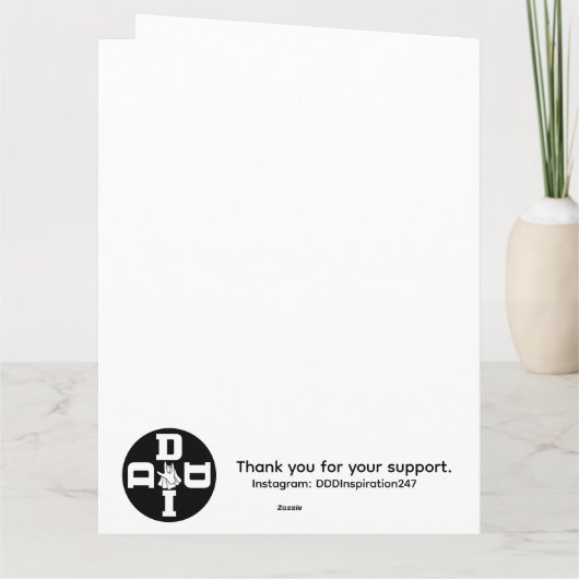 ASL ILY – Winter Vibes  Kaart (Achterkant)