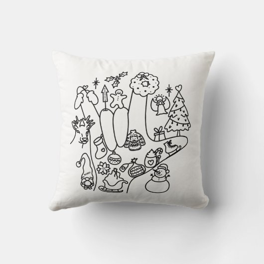 ASL ILY – Winter Vibes  Kussen (Achterkant)