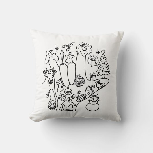 ASL ILY – Winter Vibes  Kussen (Voorkant)