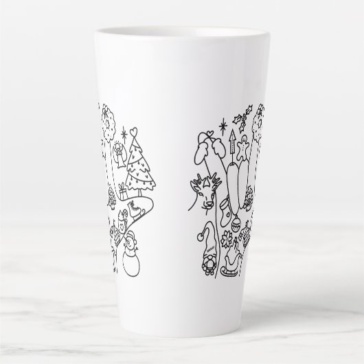 ASL ILY – Winter Vibes  Latte Mok (Voorkant)