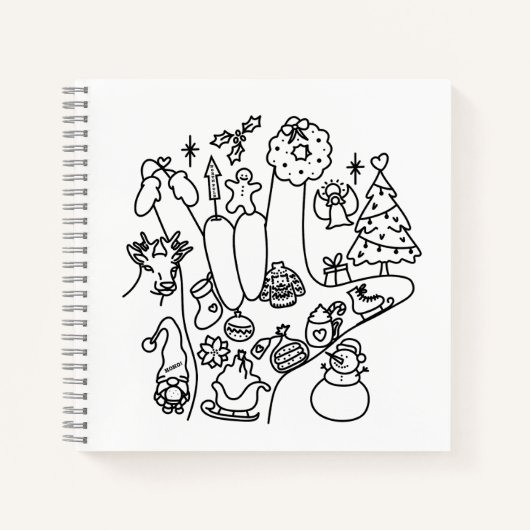 ASL ILY – Winter Vibes  Notitieboek (Voorkant)