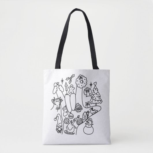 ASL ILY – Winter Vibes  Tote Bag (Voorkant)