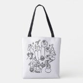 ASL ILY – Winter Vibes  Tote Bag (Achterkant)