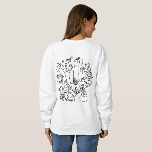 ASL ILY – Winter Vibes  Trui (Achterkant volledig)