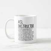 ASL instructeur Koffiemok (Links)