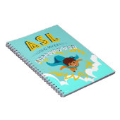 ASL is mijn superkracht Notitieboek (Rechterzijde)