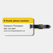 ASL is mijn Superpower Bagagelabel (Achterkant horizontaal)