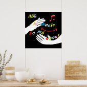 ASL is Muziek naar mijn OGEN! Poster (Keuken)