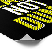 Asl It´s Deaf And Not Dumb Sign Language Deaf Awar Poster (Hoek)