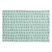 ASL Jade // American Sign Language Alphabet Kussensloop (Achterkant)