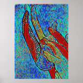 ASL Jesus Glas in lood Effect Poster (Voorkant)