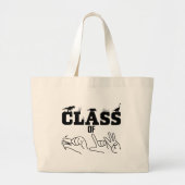 ASL - Klasse van 2026 - Afstuderen ASL Design Grote Tote Bag (Voorkant)
