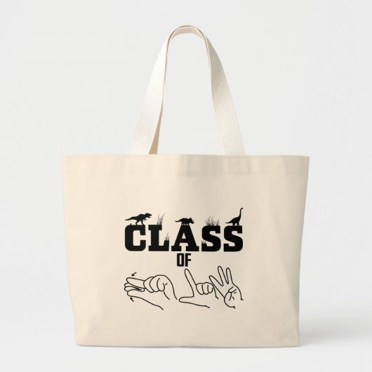 ASL - Klasse van 2026 - Afstuderen ASL Design Grote Tote Bag (Voorkant)