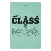 ASL - Klasse van 2026 - Afstuderen ASL Design Mini Klembord (Achterkant)