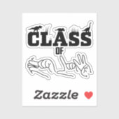 ASL - Klasse van 2026 - Afstuderen ASL Design Sticker (Vel)