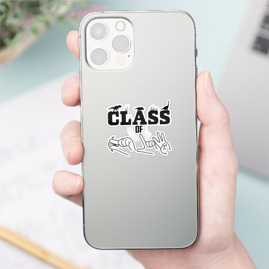 ASL - Klasse van 2026 - Afstuderen ASL Design Sticker (Telefoon)