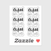 ASL - Klasse van 2026 - Afstuderen ASL Design Sticker (Vel)