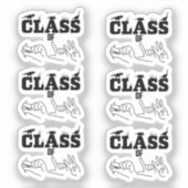 ASL - Klasse van 2026 - Afstuderen ASL Design Sticker (Voorkant)