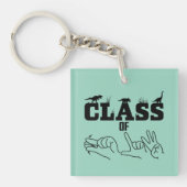 ASL - Klasse van 2026 - Afstuderen ASL Design T-Sh Sleutelhanger (voorkant)