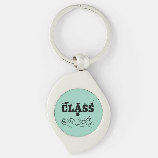 ASL - Klasse van 2026 - Afstuderen ASL Design T-Sh Sleutelhanger (Voorkant)