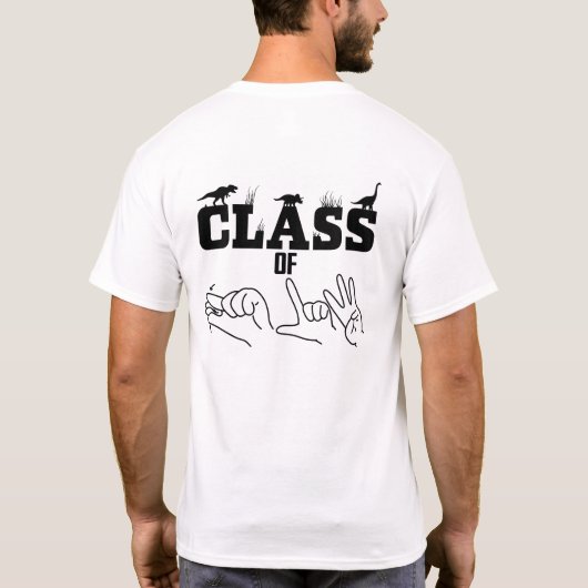 ASL - Klasse van 2026 - Afstuderen ASL Design T-Sh T-shirt (Achterkant)