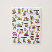 ASL Learning – Alphabet & Numbers Legpuzzel (Verticaal)