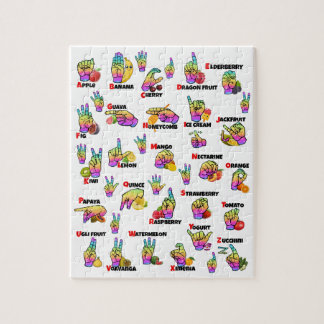 ASL Learning – Alphabet & Numbers Legpuzzel