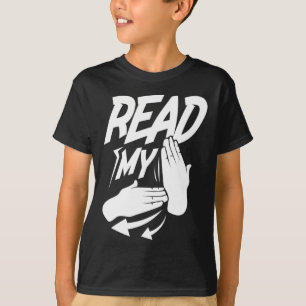 Asl Lees Mijn Hand Dove Amerikaanse Gebarentaal T-shirt