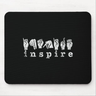 ASL-leraar Amerikaanse gebarentaal doofheid Muismat