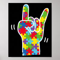 ASL Liefde Gebarentaal Autisme Awareness Maand ASL