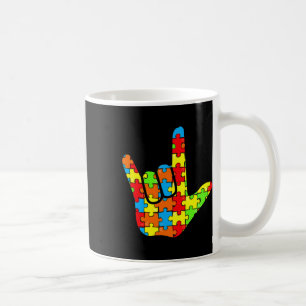 Asl Liefde Gebarentaal Autisme Cadeau Bewustzijn O Koffiemok