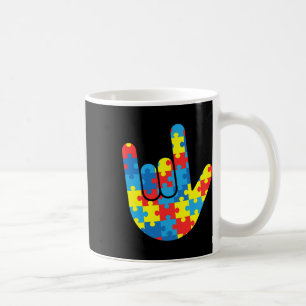 Asl Liefde Gebarentaal Autisme Cadeau Bewustzijn O Koffiemok