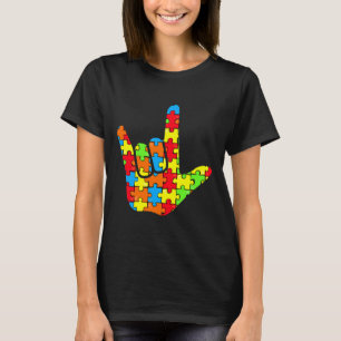 ASL Liefde Gebarentaal Autisme Gift Awareness Supp T-shirt