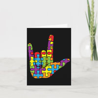 Asl Liefde Gebarentaal - Autistische Puzzel Autism