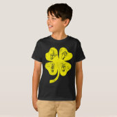 ASL Liefde Gebarentaal St Patrick's Day Deaf Aware T-shirt (Voorkant volledig)