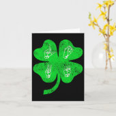 Asl Liefde Gebarentaal St Patrick's Day Dove Bewus Kaart (Gele Bloem)