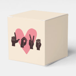 ASL Liefde IV - Valentijnsdag Bedankdoosjes