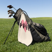 ASL Liefde IV - Valentijnsdag Golfhanddoek (Groen)